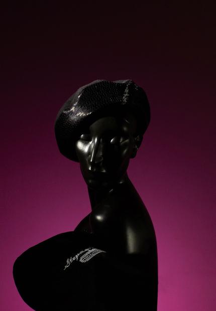 Stephen Jones Millinery black beret